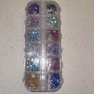 Acrylic nail art diamonds gems lot